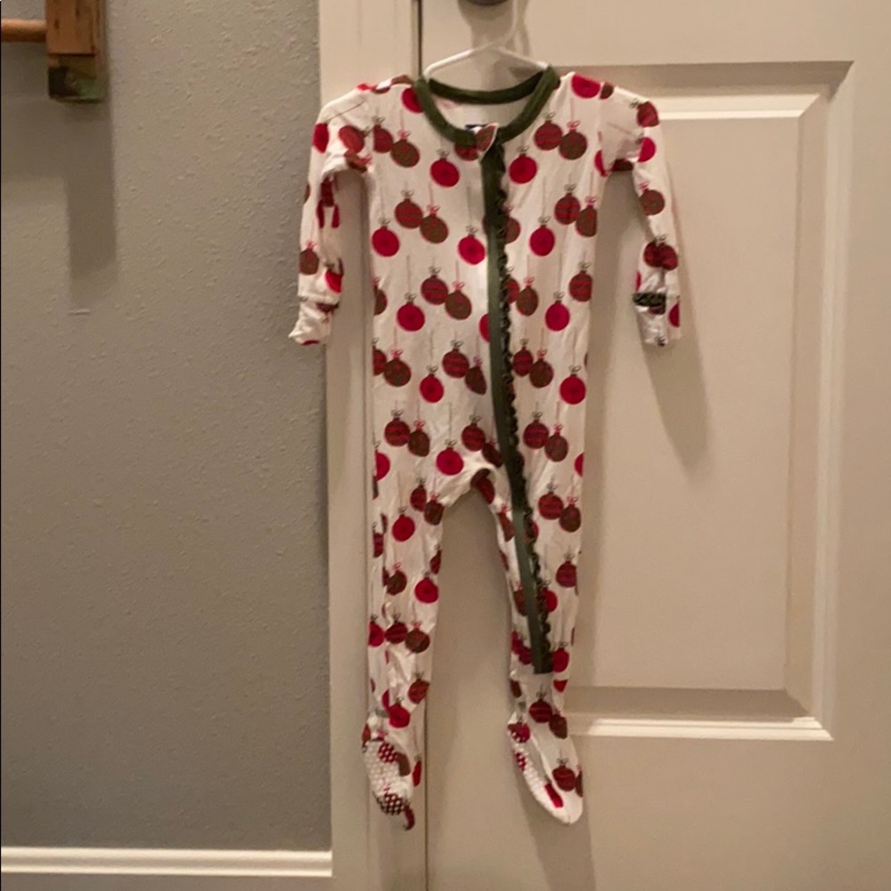 Christmas Kickee Pants footie Pajamas